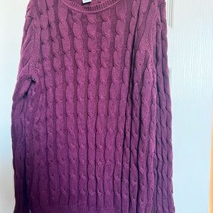 Plum color Gap sweater